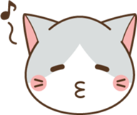 face of cat sticker #3938682