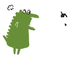 aiue-wani-san sticker #3938716