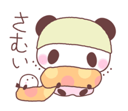 events with baby rabbit and panda sticker #3938830