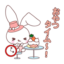 events with baby rabbit and panda sticker #3938831