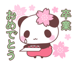 events with baby rabbit and panda sticker #3938833