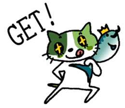 Survival game cat A sticker #3939298