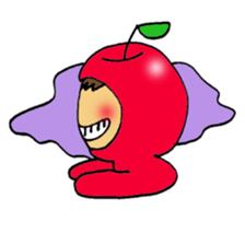 Apple boy's happy time sticker #3939364