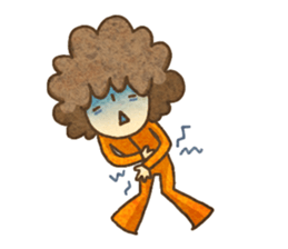 Afro and Afro sticker #3940251