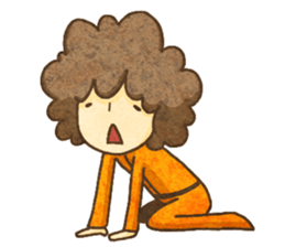Afro and Afro sticker #3940261