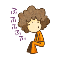 Afro and Afro sticker #3940266