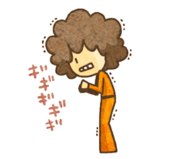 Afro and Afro sticker #3940268