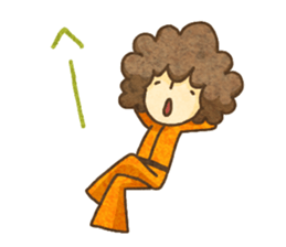 Afro and Afro sticker #3940271