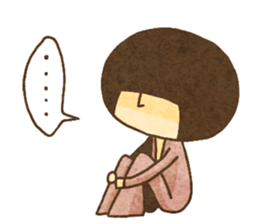 Afro and Afro sticker #3940286