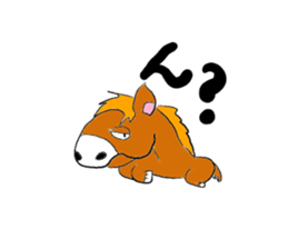 Horse a day sticker #3940488