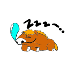 Horse a day sticker #3940489