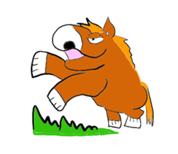 Horse a day sticker #3940491