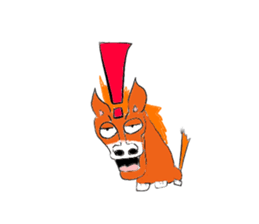 Horse a day sticker #3940492