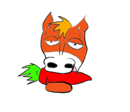 Horse a day sticker #3940494