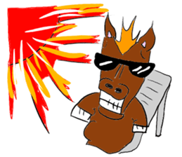 Horse a day sticker #3940517
