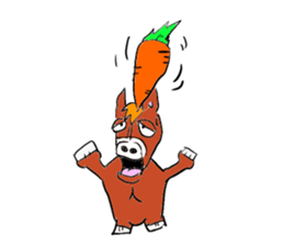 Horse a day sticker #3940522