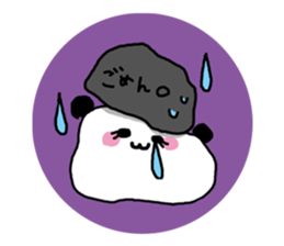 Parka girl and Mr. panda sticker #3940737