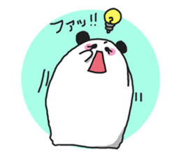 Parka girl and Mr. panda sticker #3940741