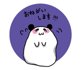 Parka girl and Mr. panda sticker #3940748