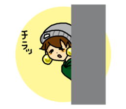 Parka girl and Mr. panda sticker #3940754