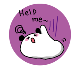 Parka girl and Mr. panda sticker #3940756