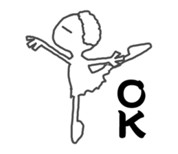 Do a costume play and return an answer sticker #3941331