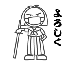 Do a costume play and return an answer sticker #3941340