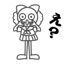 Do a costume play and return an answer sticker #3941343