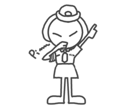 Do a costume play and return an answer sticker #3941349