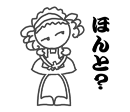 Do a costume play and return an answer sticker #3941355