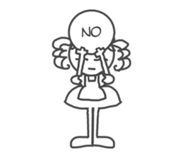 Do a costume play and return an answer sticker #3941357