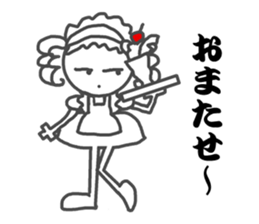 Do a costume play and return an answer sticker #3941359