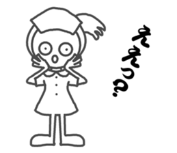 Do a costume play and return an answer sticker #3941361