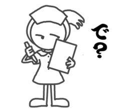 Do a costume play and return an answer sticker #3941362