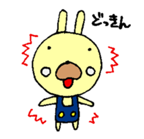 mayuge usagi sticker #3941576