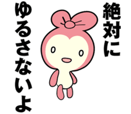 Pink Madness Rabbit sticker #3942408