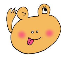 Expressive frogs sticker #3942611