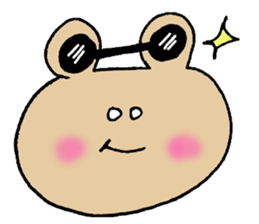 Expressive frogs sticker #3942638