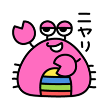 colorful "kanisan" sticker #3942649