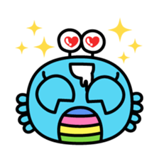 colorful "kanisan" sticker #3942676