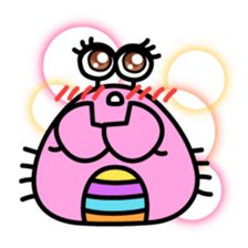 colorful "kanisan" sticker #3942677