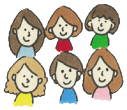 Rosy and her friends. sticker #3942741