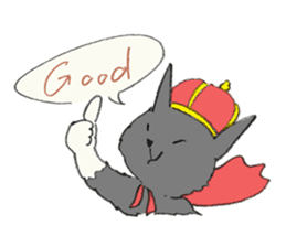 Prince of black cat sticker #3943528