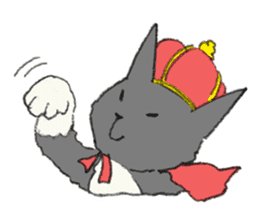 Prince of black cat sticker #3943541