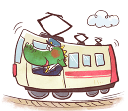 colorful!town of an animal sticker #3944524