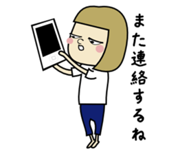 High school student girl Dika sticker #3944670