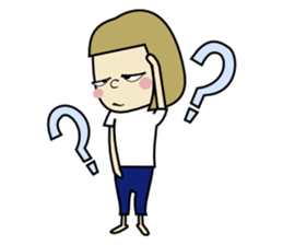 High school student girl Dika sticker #3944680