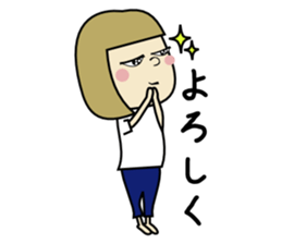 High school student girl Dika sticker #3944683