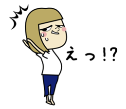 High school student girl Dika sticker #3944685