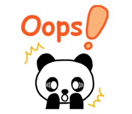 Shui Shui the panda (Eng Ver) sticker #3945258